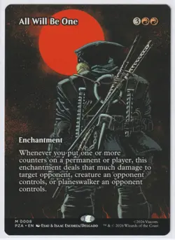 All Will Be One (Borderless) 8 TMNT Magic The Gathering Source Material M NM - Image 1