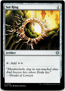 Sol Ring [Commander: Lorwyn Eclipsed] MTG Magic ECC 0057 NM - Image 1