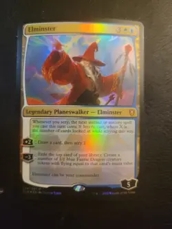 MTG Elminster FOIL Planeswalker Commander Battle for Baldurs Gate Magic #274 LP - Image 1