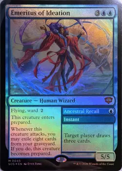 Emeritus of Ideation 45 Secrets of Strixhaven Magic: The Gathering Foil NM - Image 1