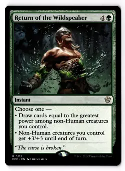 Return of the Wildspeaker 115 Commander: Lorwyn Eclipsed Normal NM - Image 1