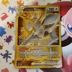Arceus Vstar Secret Rare. Good condition. Brilliant Stars series Pokemon TCG - Image 1