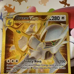 Arceus Vstar Secret Rare. Good condition. Brilliant Stars series Pokemon TCG - Image 3