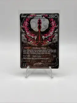 Pokemon Galarian Moltres V Ultra Rare Full Art Holo Card 177/198 220 HP - Image 1
