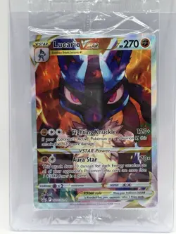 Pokemon Lucario VSTAR Promo SWSH291 Crown Zenith ETB - SEALED - Image 1