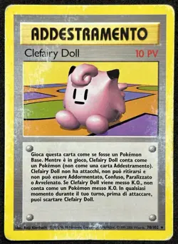 POKEMON~CLEFAIRY DOLL~70/102~SET BASE~ITA~PR - Image 1