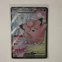 Pokemon Lillie's Clefairy EX Holo Sv09 Journey Together 173/159 HP 190 NM - Image 1
