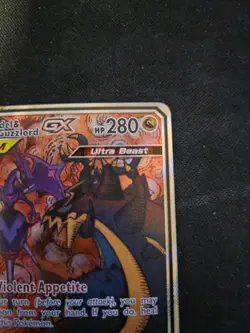 Naganadel & Guzzlord GX Tag Team 224/236 Pokemon Cosmic Eclipse Rare Ultra NM - Image 3