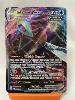 Inteleon VMAX 079/264 Swsh08: Fusion Strike Holo Pokemon TCG - Image 1
