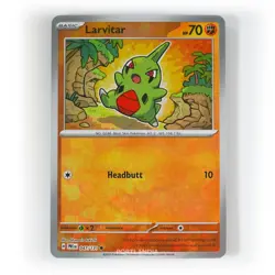 Pokemon - Larvitar - Master Ball - 047/131 - SV Prismatic Evolutions - Image 1