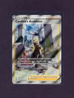 Cynthia's Ambition GG60/GG70 Crown Zenith: Galarian Gallery Holo Pokemon - Image 1