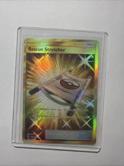 Pokemon TCG Rescue Stretcher 165/147 Secret Rare Holo Mint - Image 1