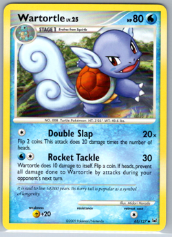 Pokemon Wartortle Platinum Base 65/127 NM - Image 1