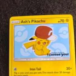 Ash’s Pikachu SM113 - Pokemon The Movie I Choose You Promo NM - Pokemon TCG - Image 2