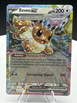 Eevee ex Sylveon ex Glaceon ex Lot – Prismatic Evolutions NM Holo Cards - Image 3