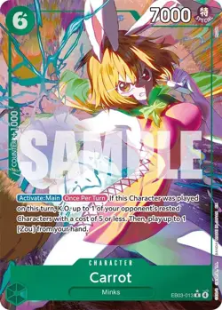 Carrot (Alternate Art) [EB-03 - EB03-013] - NM [Foil] TCG One Piece - Image 1