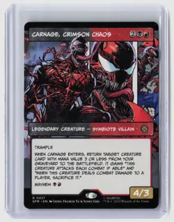 Carnage, Crimson Chaos (Borderless) #227 Marvel's Spider-Man Regular - Image 1