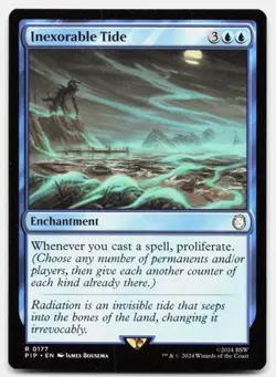 Inexorable Tide 177 Rare Universes Beyond: Fallout Magic: The Gathering NM - Image 1