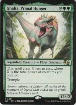 Ghalta Primal Hunger Anime R Foundations Jumpstart 77 NM Normal MTG - Image 1