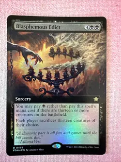 Blasphemous Edict (Extended Art) Foundations Foil - Image 1