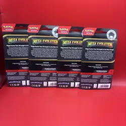 Pokemon TCG Mega Evolutions Checklane Blister Promo Lot Of 4 New sealed - Image 4