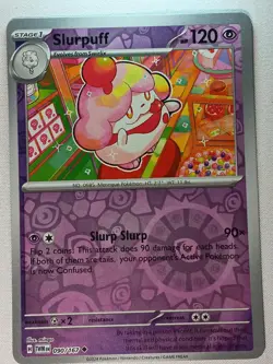 Slurpuff 090/167 Uncommon Twilight Masquerade Pokemon Reverse Holo Near Mint - Image 1