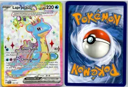 Lapras ex 158/142 Ultra Rare Stellar Crown Pokemon NM - Image 3