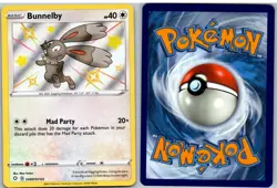 Bunnelby SV097/SV122 Shiny Rare Shining Fates Shiny Vault Pokemon NM - Image 3