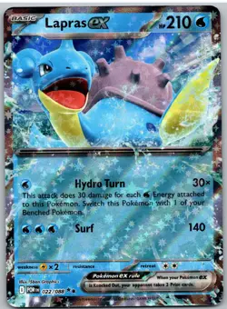 Lapras ex 022/088 Double Rare Perfect Order Pokemon NM - Image 1