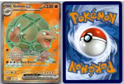 Golem ex 189/165 Ultra Rare 151 Pokemon NM - Image 3