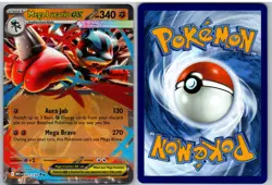 Mega Lucario ex 077/132 Double Rare Mega Evolution Pokemon NM - Image 3