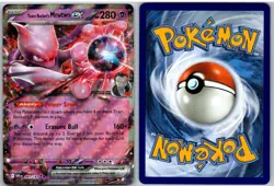 Team Rocket's Mewtwo ex 081/182 Double Rare Destined Rivals Pokemon NM - Image 3