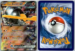 Iron Boulder ex 099/162 Double Rare Temporal Forces Pokemon NM - Image 3