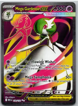 Mega Gardevoir ex 159/132 Ultra Rare Mega Evolution Pokemon NM - Image 1