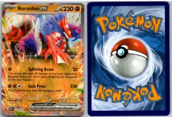 Koraidon ex 124/197 Double Rare Obsidian Flames Pokemon NM - Image 3