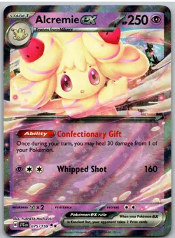 Alcremie ex 075/159 Double Rare Journey Together Pokemon NM - Image 1