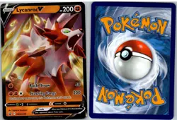 Lycanroc V SWSH199 Holo Promo Sword & Shield Promo Pokemon NM - Image 3