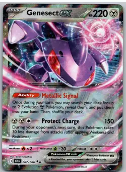 Genesect ex 067/086 Holo Double Rare SV: Black Bolt Pokemon NM - Image 1