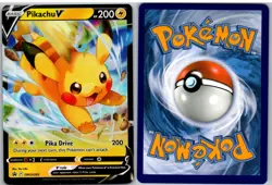 Pikachu V SWSH285 Holo Promo Sword & Shield Promo Pokemon NM - Image 3