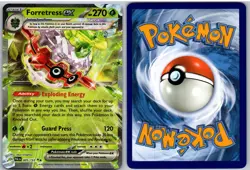 Forretress ex 005/193 Double Rare Paldea Evolved Pokemon NM - Image 3
