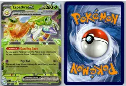 Espathra ex 006/091 Double Rare Paldean Fates Pokemon NM - Image 3