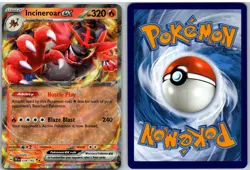 Incineroar ex 034/162 Double Rare Temporal Forces Pokemon NM - Image 3