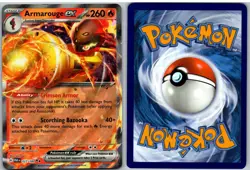 Armarouge ex 027/182 Double Rare Paradox Rift Pokemon NM - Image 3