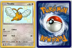 Swablu SV42/SV94 Shiny Rare Hidden Fates Shiny Vault Pokemon NM - Image 3