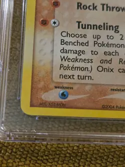 Pokemon TCG Onix FireRed & LeafGreen 42/112 Reverse Holo CGC 8.5 - Image 3