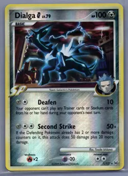 2009 Pokemon, Platinum, #7/127 Dialga G Lv. 79, Reverse Holo Rare - Image 1