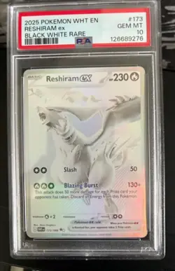 Chase Pack for Pokemon Reshiram EX Holo 173/086 Sv: White Flare 1/10 Chance - Image 1