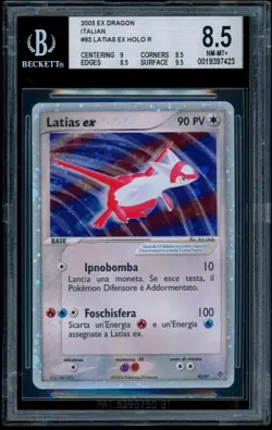 Pokemon EX DRAGON - #93/97 Latias ex - Ultra Rare Holo - ITA - BGS 8.5 NM-MT+ - Image 1
