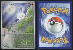 Litwick 101/086 Holo Illustration Rare White Flare Pokemon NM - Image 3