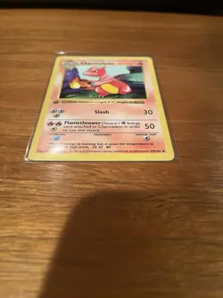 1st Edition Shadowless Charmeleon 24 Pokemon Base Set Heavily Played - Image 3